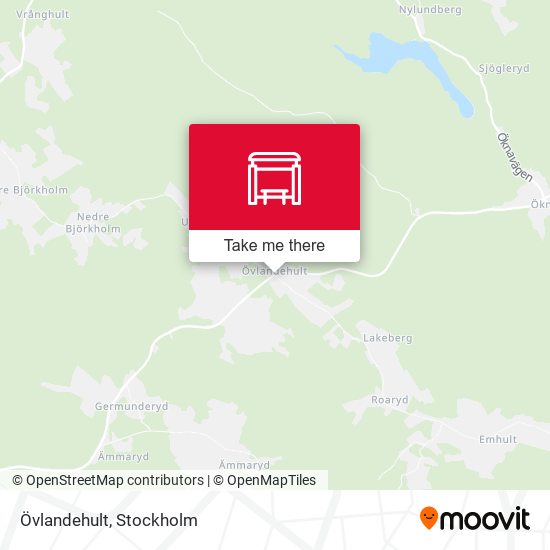 Övlandehult map