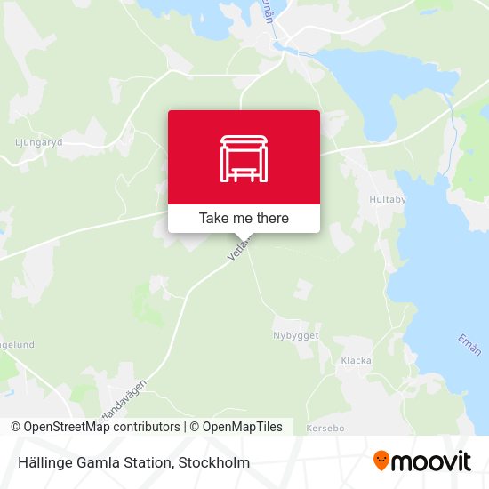 Hällinge Gamla Station map
