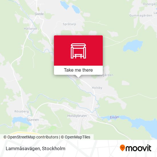 Lammåsavägen map