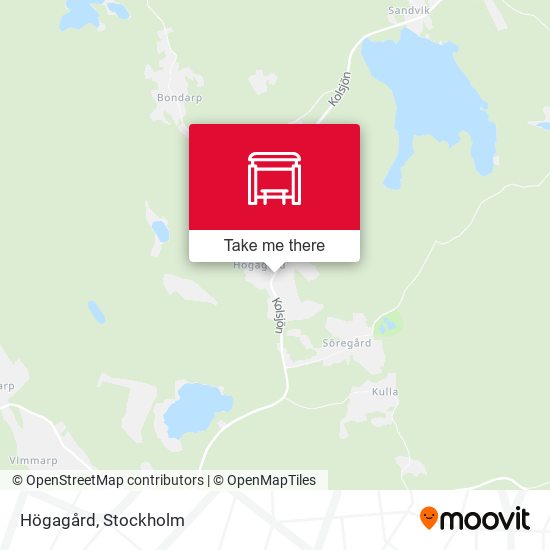 Högagård map