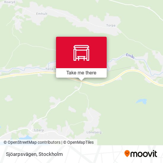 Sjöarpsvägen map