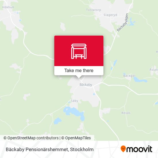 Bäckaby Pensionärshemmet map