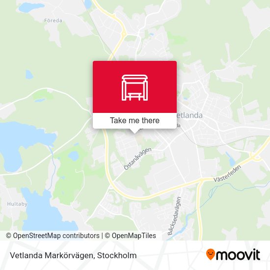 Vetlanda Markörvägen map