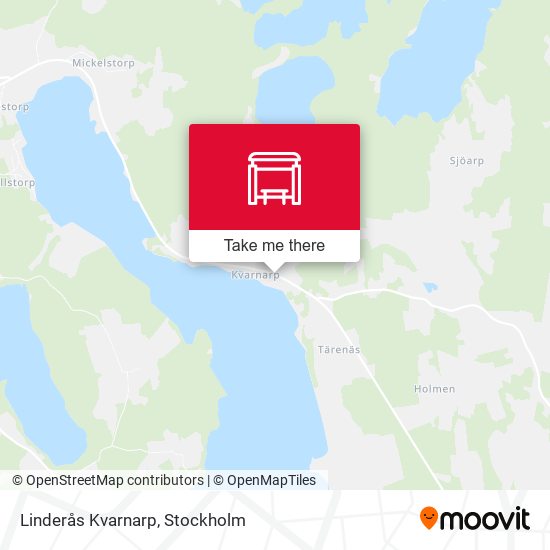 Linderås Kvarnarp map