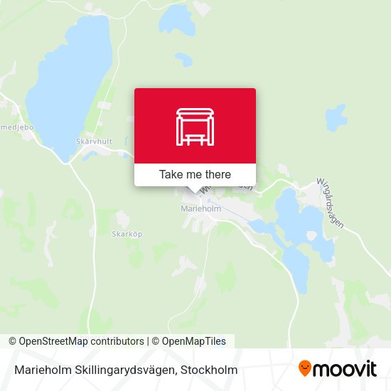 Marieholm Skillingarydsvägen map
