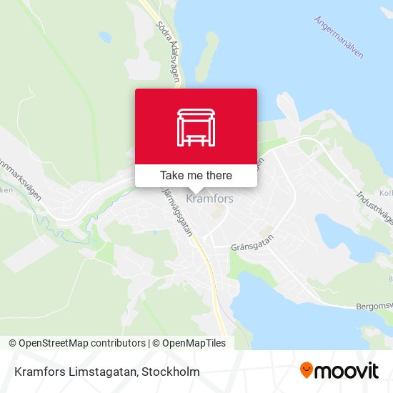 Kramfors Limstagatan map