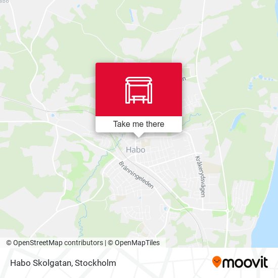 Habo Skolgatan map