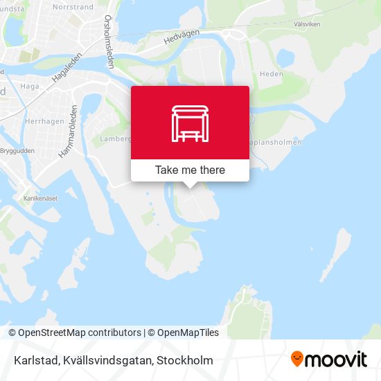 Karlstad, Kvällsvindsgatan map