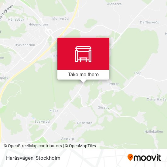 Haråsvägen map