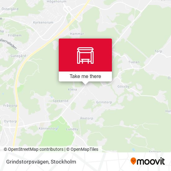 Grindstorpsvägen map