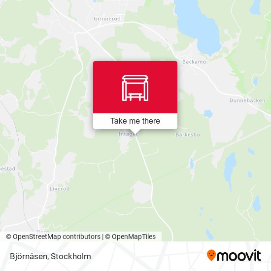Björnåsen map