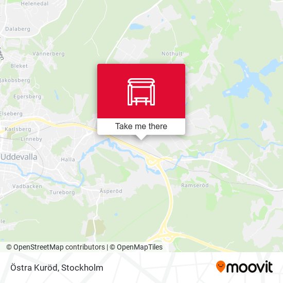 Östra Kuröd map