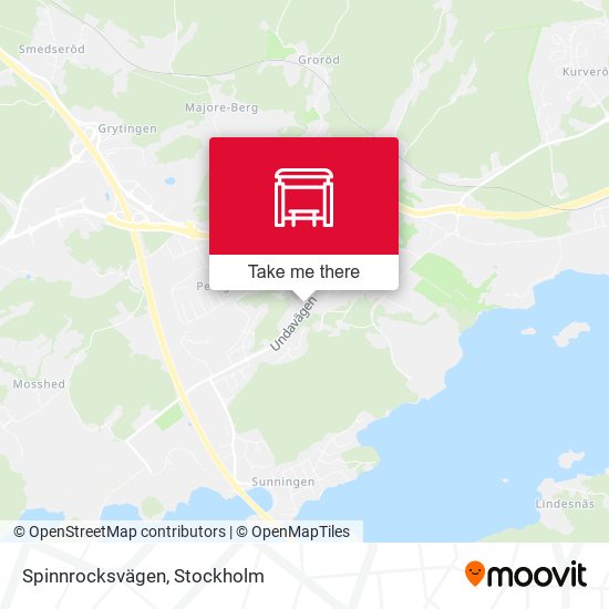 Spinnrocksvägen map