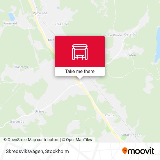 Skredsviksvägen map
