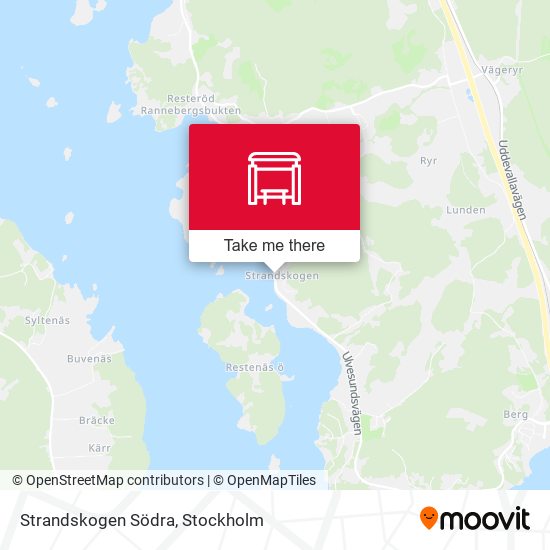 Strandskogen Södra map