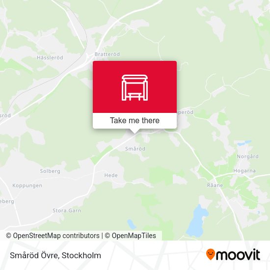 Småröd Övre map