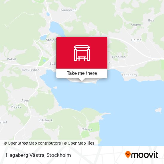 Hagaberg Västra map