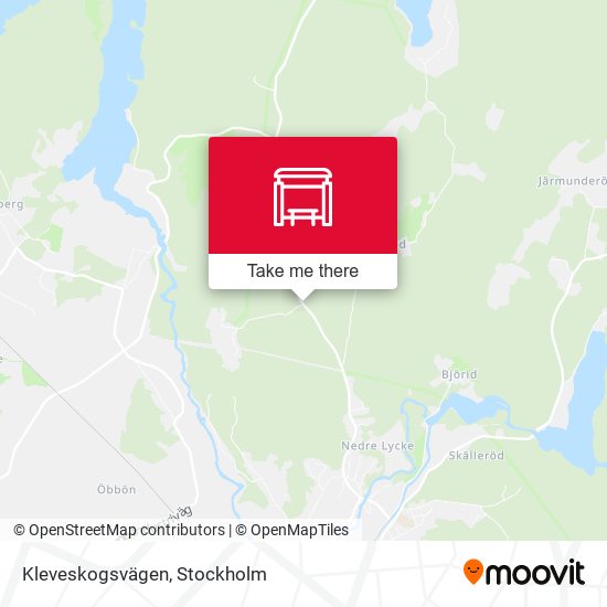Kleveskogsvägen map