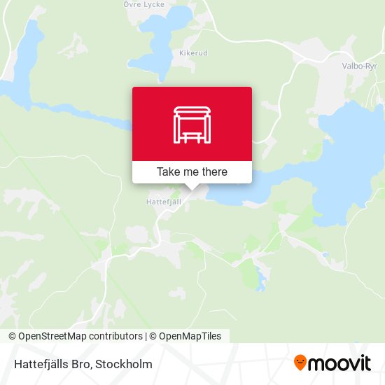 Hattefjälls Bro map