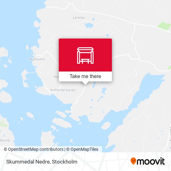 Skummedal Nedre map