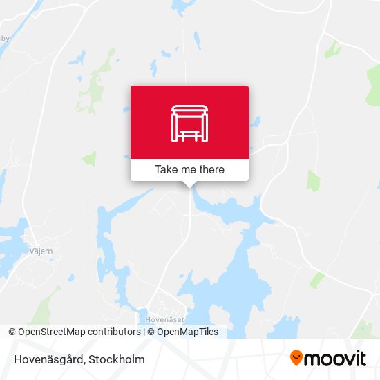 Hovenäsgård map
