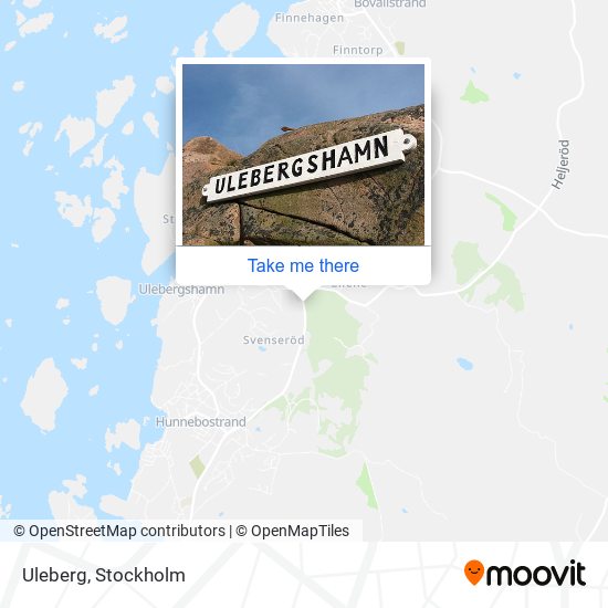 Uleberg map