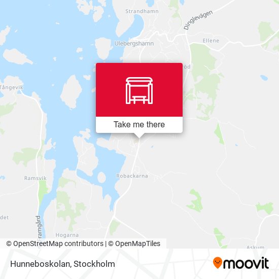 Hunneboskolan map