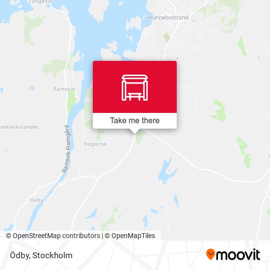 Ödby map