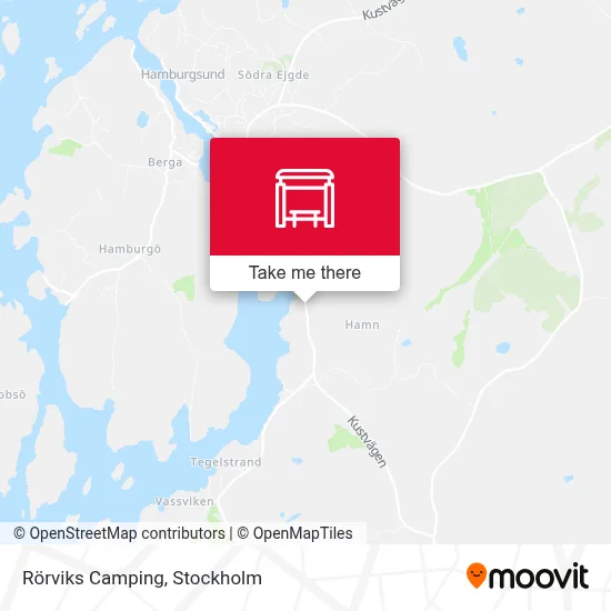 Rörviks Camping map