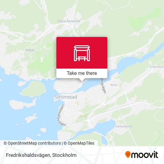 Fredrikshaldsvägen map