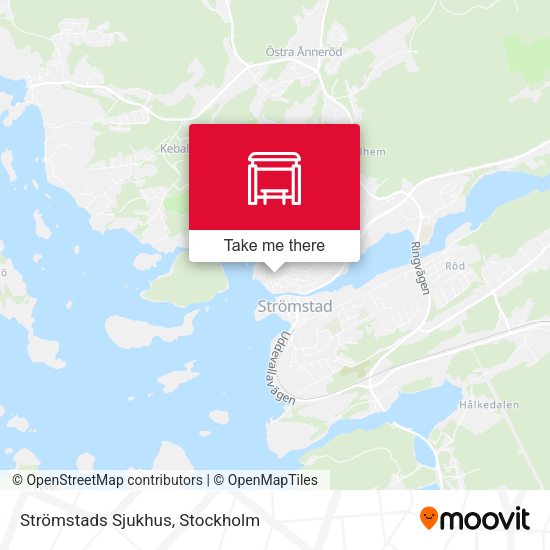 Strömstads Sjukhus map