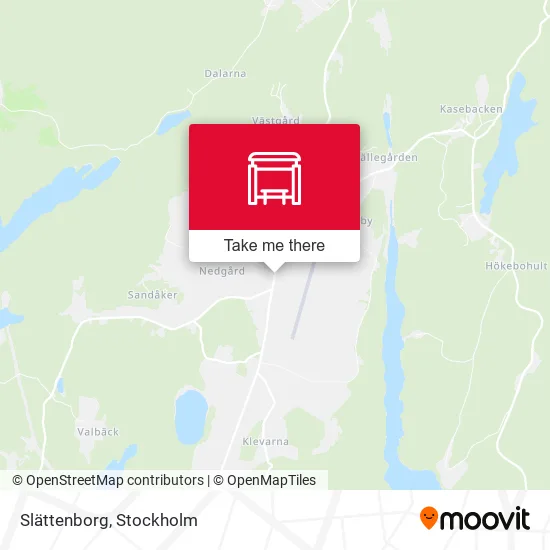Slättenborg map