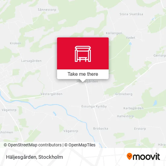 Häljesgården map
