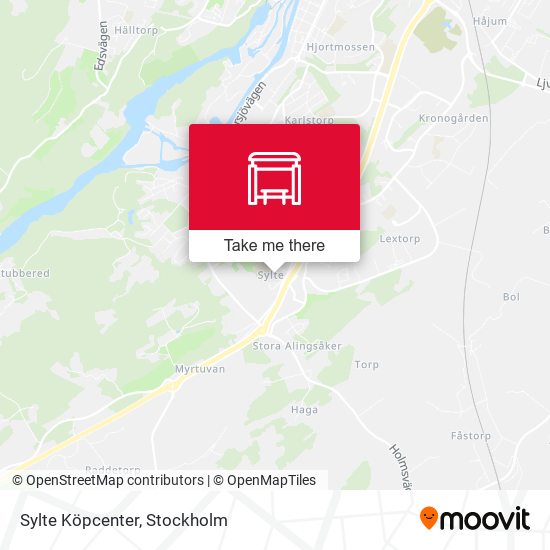 Sylte Köpcenter map