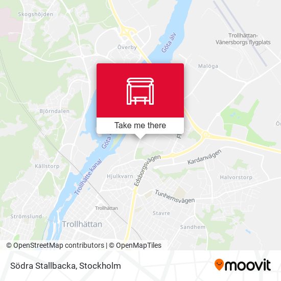 Södra Stallbacka map