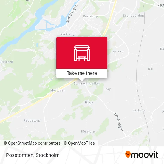 Posstomten map