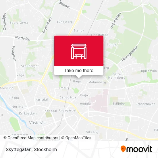 Skyttegatan map