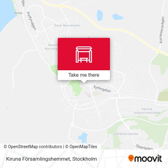 Kiruna Församlingshemmet map