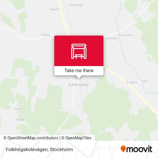 Folkhögskolevägen map