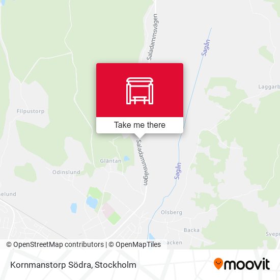 Kornmanstorp Södra map