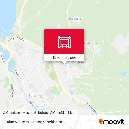 Falun Visitors Center map
