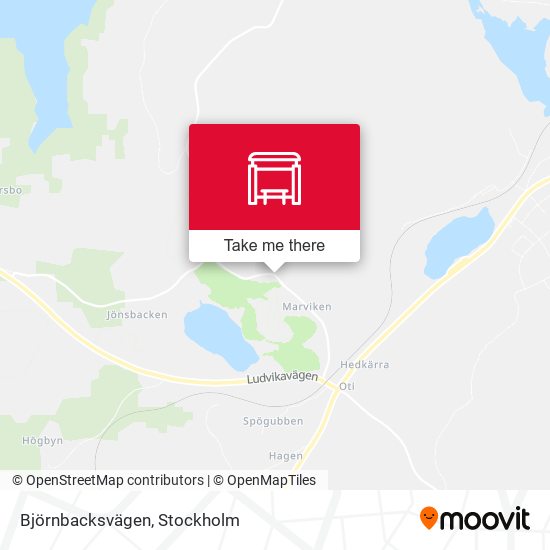 Björnbacksvägen map