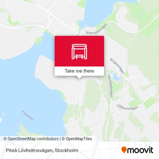 Piteå Lövholmsvägen map