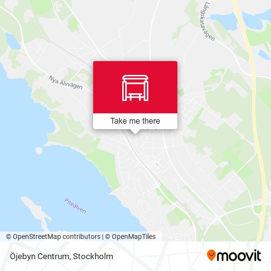 Öjebyn Centrum map