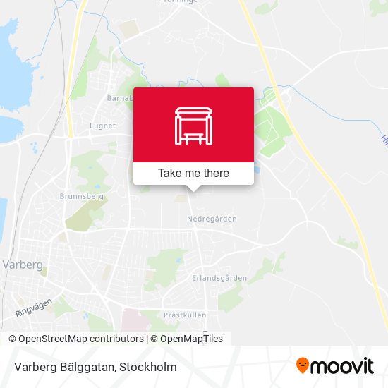 Varberg Bälggatan map