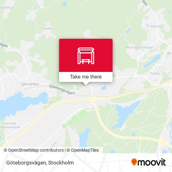 Göteborgsvägen map