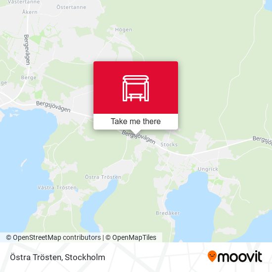 Östra Trösten map