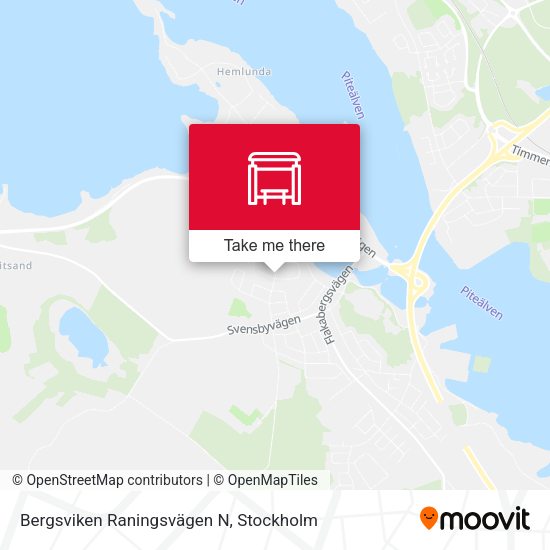 Bergsviken Raningsvägen N map