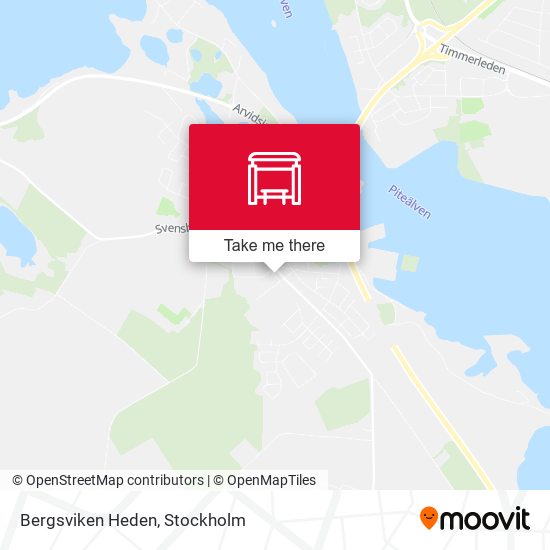 Bergsviken Heden map