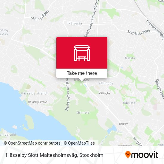 Hässelby Slott Maltesholmsväg map